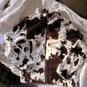 Cow print Northface